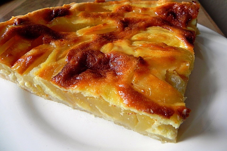 Tarte aux pommes à l&amp;#39;alsacienne von Alina1995 | Chefkoch