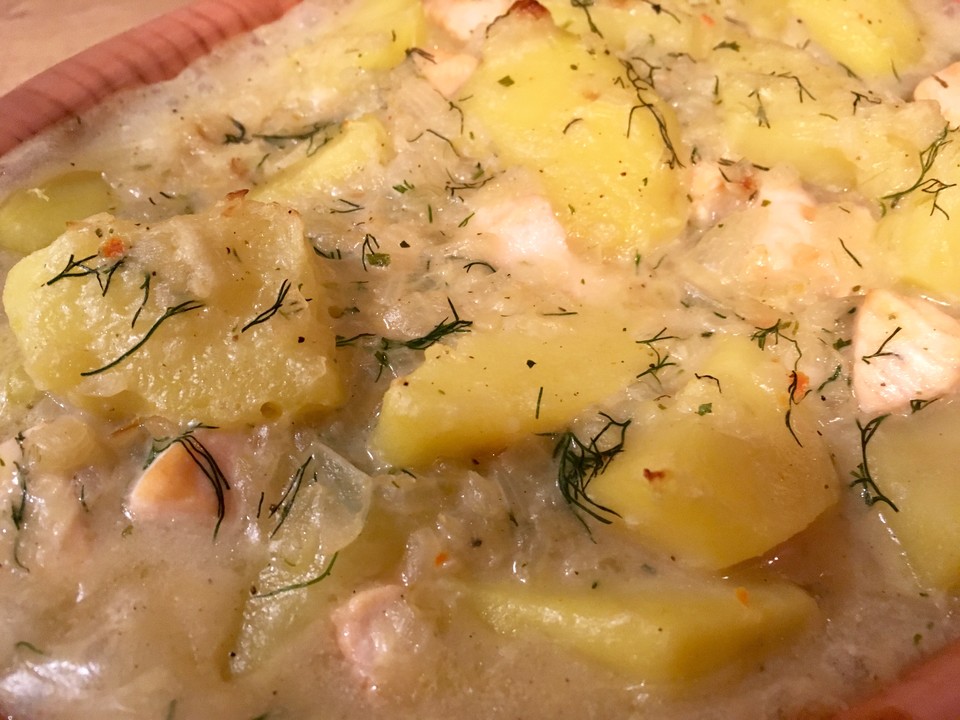 Gratinierte Dillkartoffeln mit Lachs von bienemaya | Chefkoch