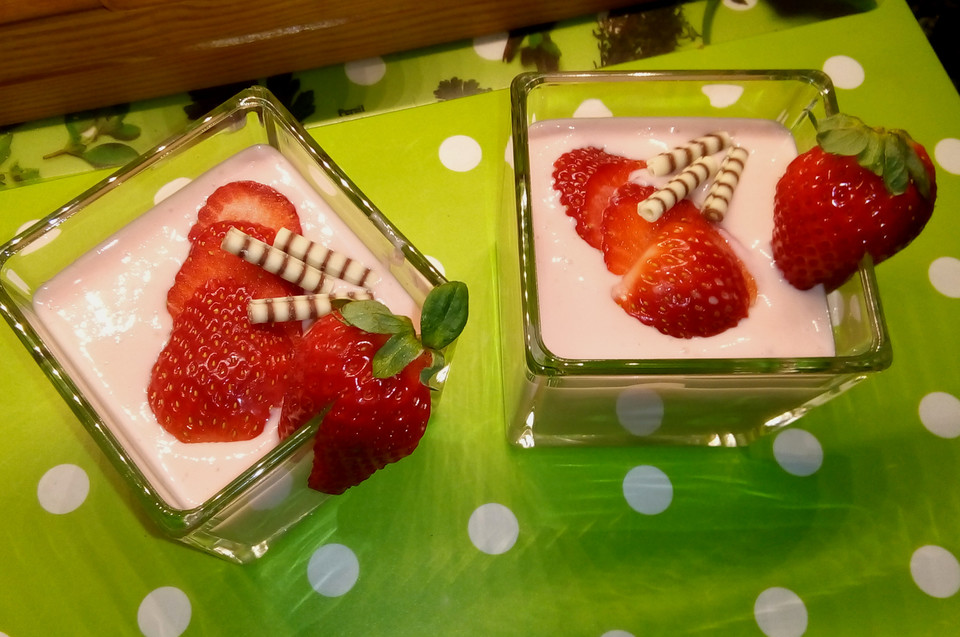 Erdbeer-Sahne Joghurt von taschi85 | Chefkoch