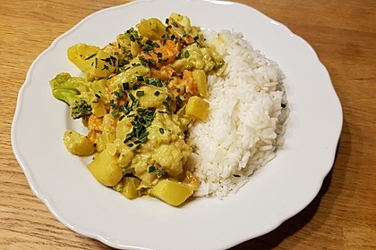 Vegetarisches Curry (Bild)