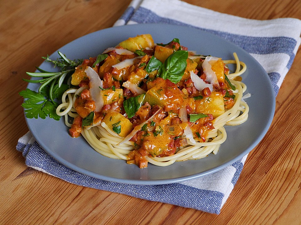 Spaghetti mit Galia Melone von Olida | Chefkoch