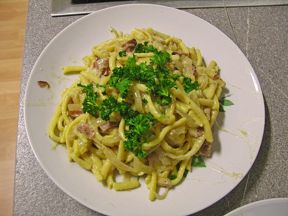 Spätzle in Käsesoße mit Schinken von selbstgekocht | Chefkoch