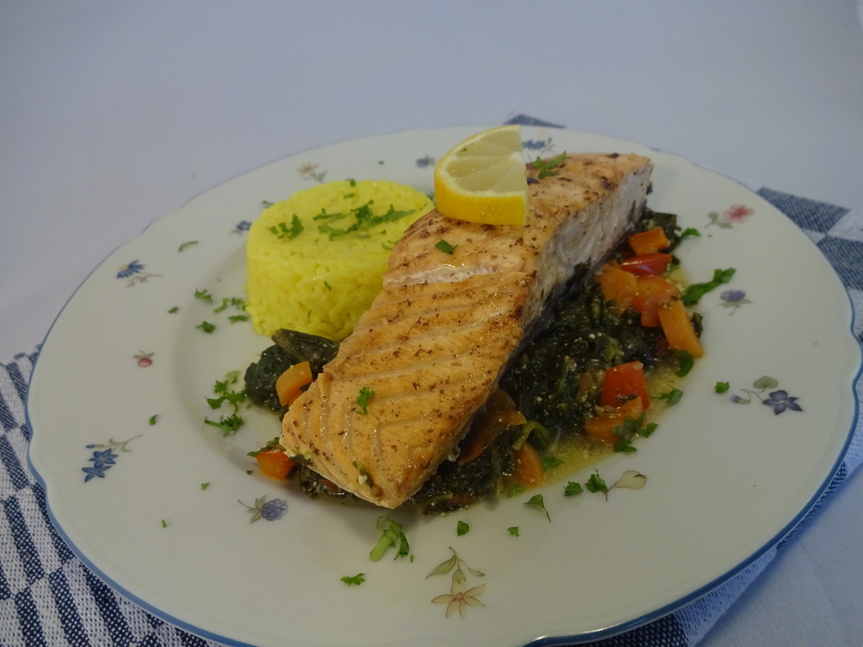 Lachsfilet im Gemüsebett von binchen59 | Chefkoch.de