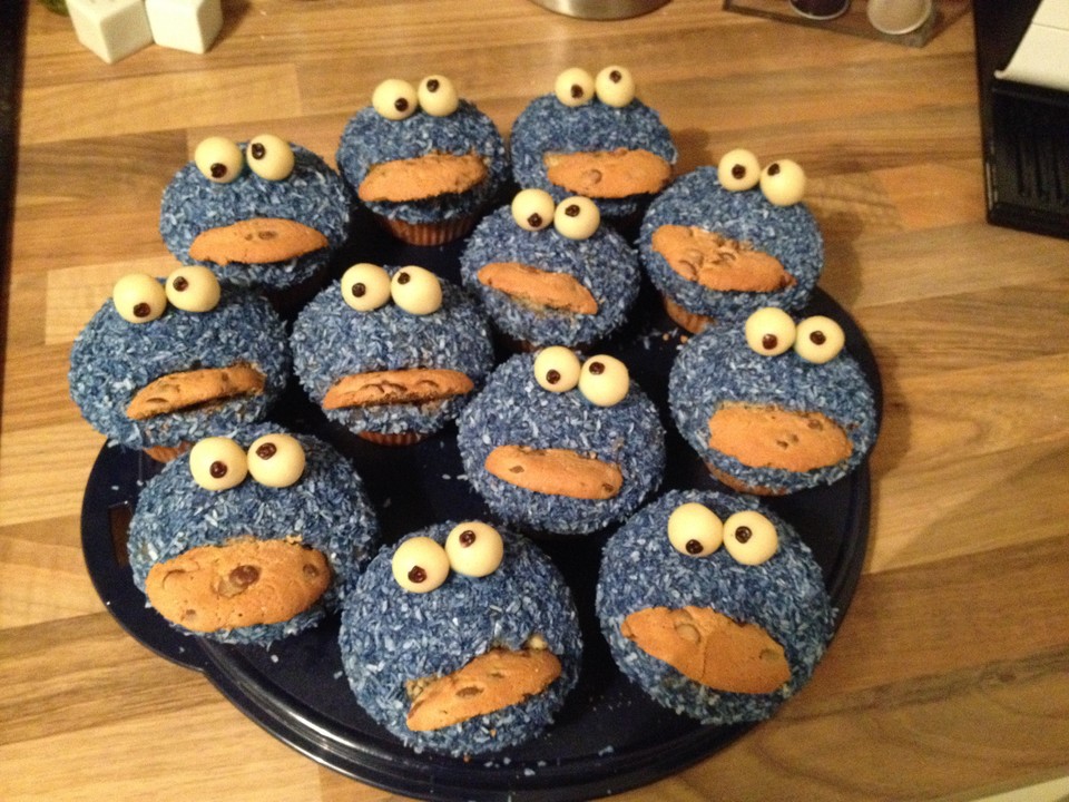 Krümelmonster Cupcakes von coraben | Chefkoch.de