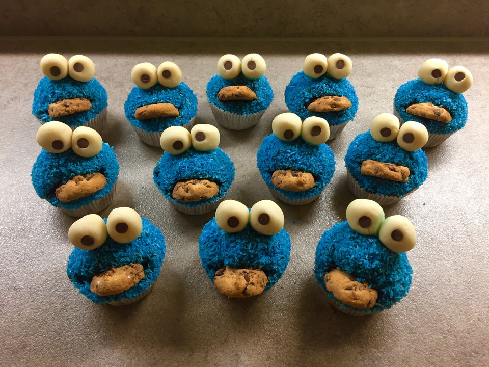 Krümelmonster Cupcakes von coraben | Chefkoch.de