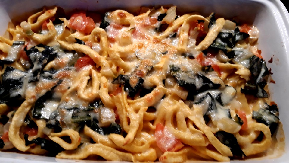Spätzleauflauf mit Mangold und Tomaten von Kleinerkochfreak | Chefkoch