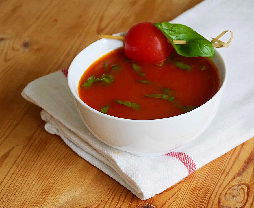 Low carb Tomaten-Basilikum-Suppe von angie1980 | Chefkoch