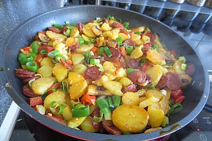 Bunte Kartoffelpfanne (Bild)
