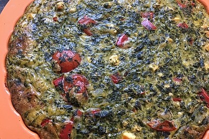 Spinat-Schafskäse Quiche (Bild)