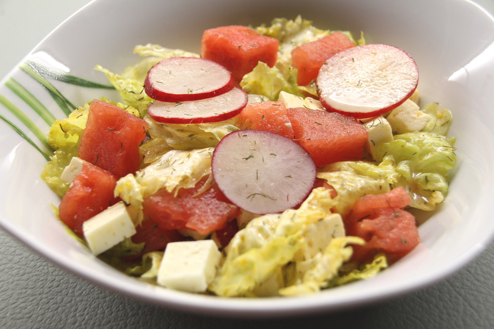 Sommerlicher Schafskäse-Melonen-Salat von xmelina | Chefkoch