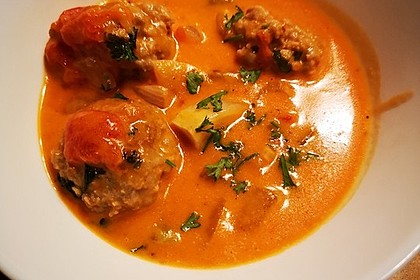 Olivers rote Gurkensuppe (Bild)