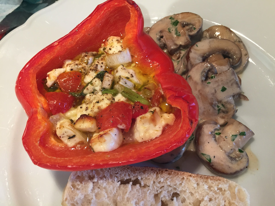 Gefüllte Paprika vom Grill von Stefanie_Friese Chefkoch.de
