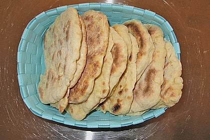 Indisches Naan Brot (Bild)
