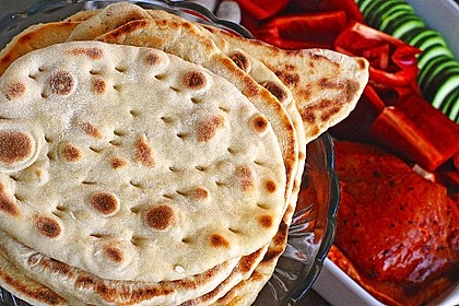 Indisches Naan Brot (Bild)