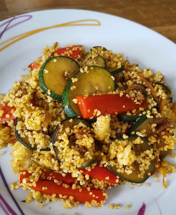 Couscous-Pfanne mit Paprika und Zucchini von domme | Chefkoch