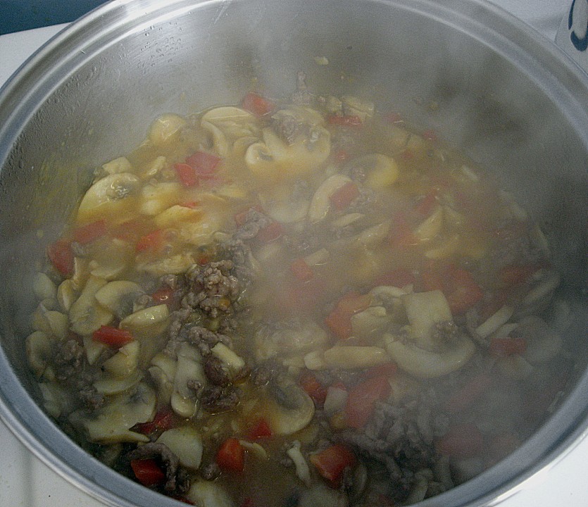 Nudeln mit Paprika Pilz Sauce von Marlies_ Chefkoch.de