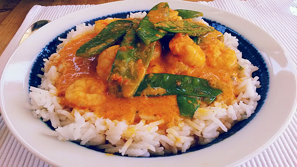 Rotes Thai-Curry mit Garnelen von Frank-Grimes | Chefkoch