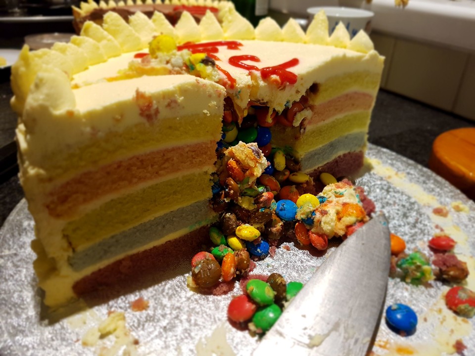 Regenbogenkuchen von Chefkoch-Video | Chefkoch.de