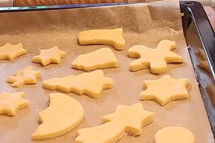 Stempelplätzchen aus Mürbeteig (Bild)