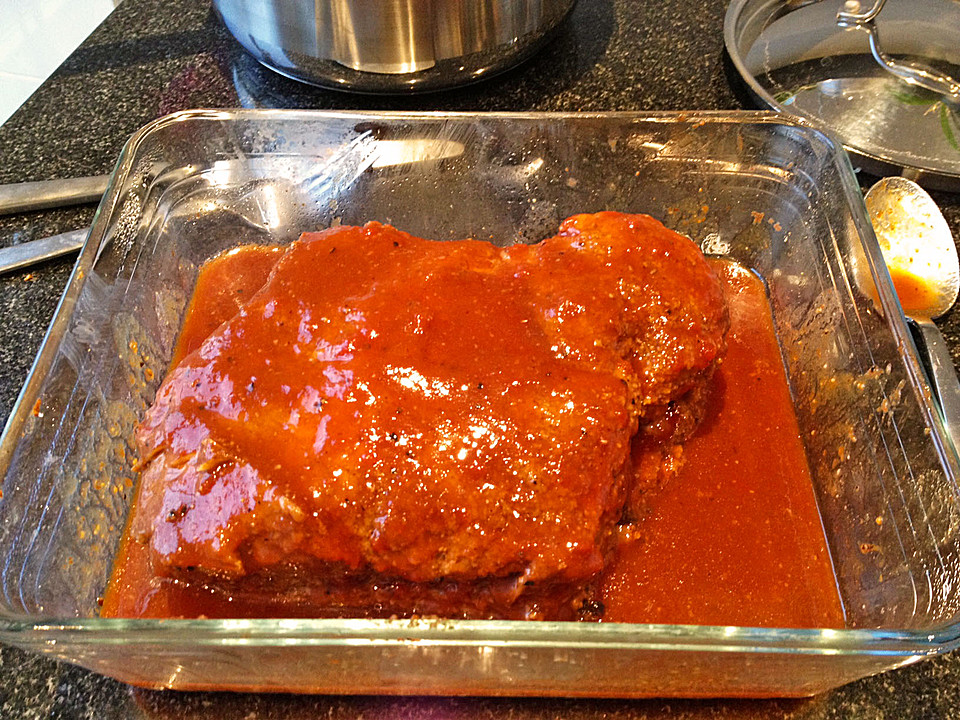 Brustspitz oder dicke Rippe vom Schwein mit SooWee Sauce von Gudwiwudi