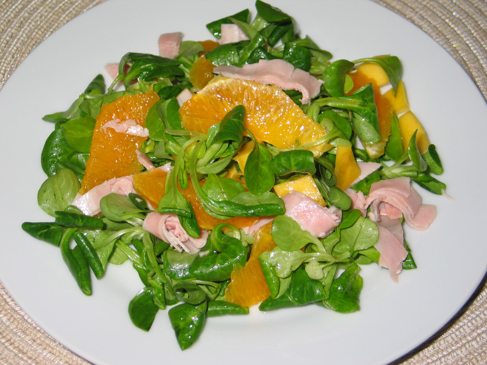 Feldsalat mit Mango und Orange von riga53 | Chefkoch