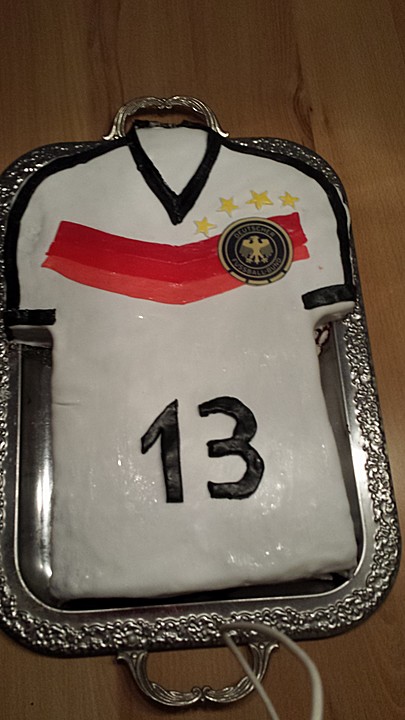 Trikot-Torte zur WM 2014 von chefkoch