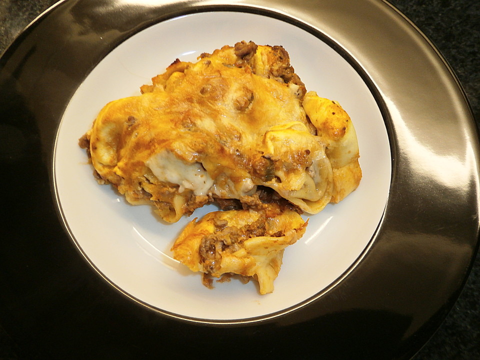 Tortellini Auflauf Mit Hackfleisch Und Tomaten