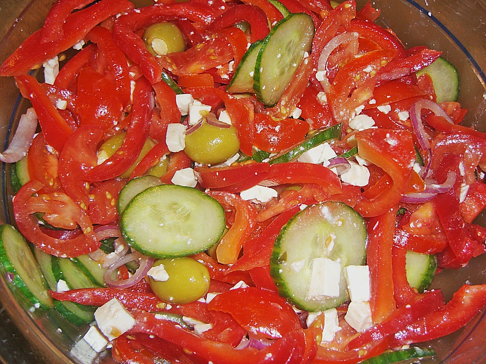Griechischer Bauernsalat von celine2103 | Chefkoch