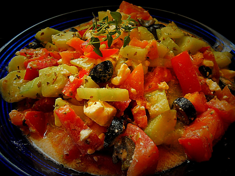 Griechischer Bauernsalat von celine2103 | Chefkoch
