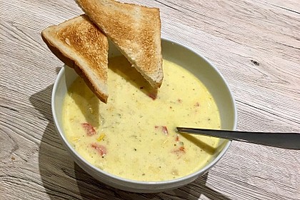 Amerikanische Maiscremesuppe (Bild)