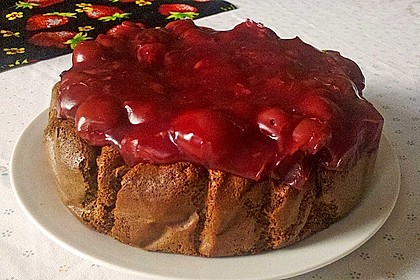 Schoko-Kirsch-Kuchen ohne Mehl und Zucker von Uliack ...