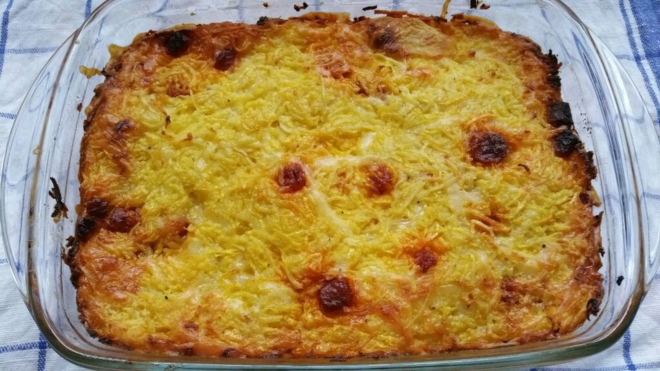 Kürbis-Kartoffel-Ofenrösti mit Chorizo von dodith | Chefkoch