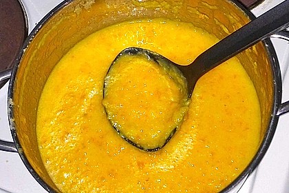 Möhren-Ingwer-Suppe (Bild)