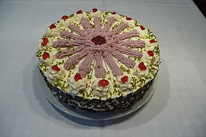 Schoko-Weincreme-Torte (Bild)