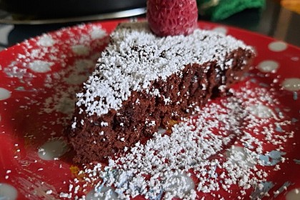 Schwedischer Schokoladenkuchen - klebrig (Bild)