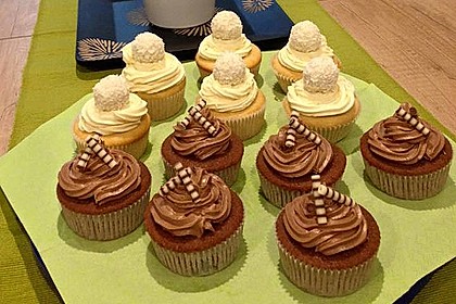 Cupcakes mit Nutella-Füllung (Bild)