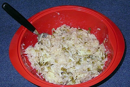 Leckerer kalorienarmer Sauerkraut - Salat (Bild)