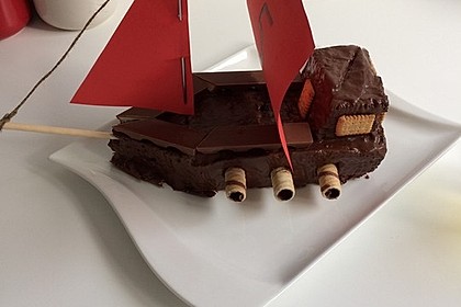 Piratenschiff-Geburtstags-Kuchen à la Dani (Bild)