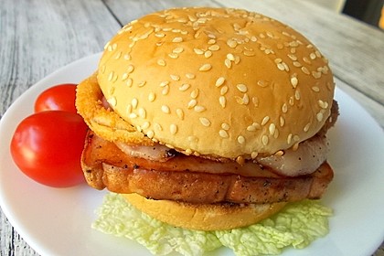 Leberkäs-Burger (Bild)