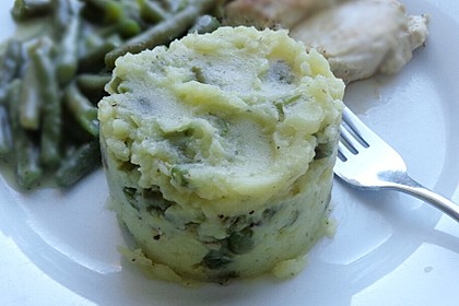 Grüne Bohnen-Kartoffelpüree (Bild)
