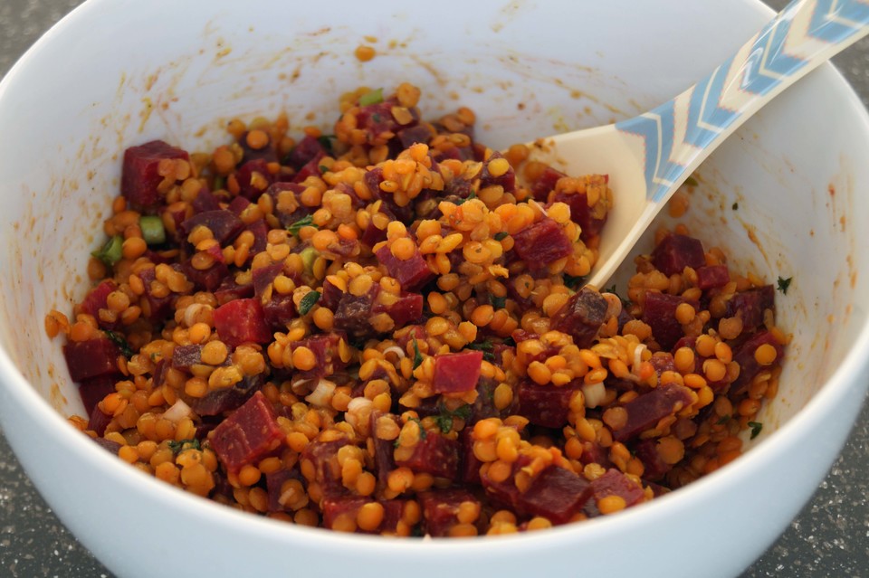 Rote-Linsen-Salat Mit Roter Bete Von SessM | Chefkoch