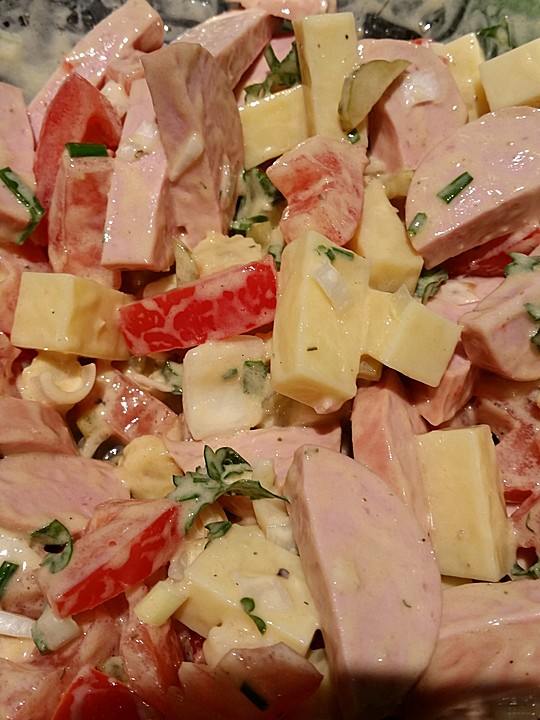 Appenzeller Wurst-Käse-Salat von Betriebsgrufti | Chefkoch