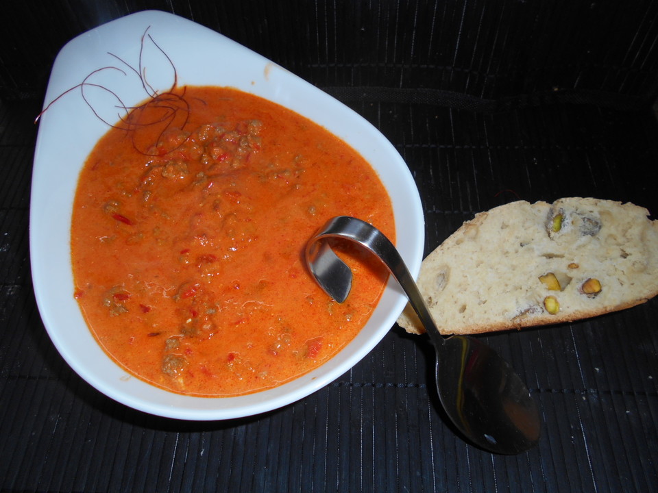 Ajvar-Suppe von tamygel | Chefkoch