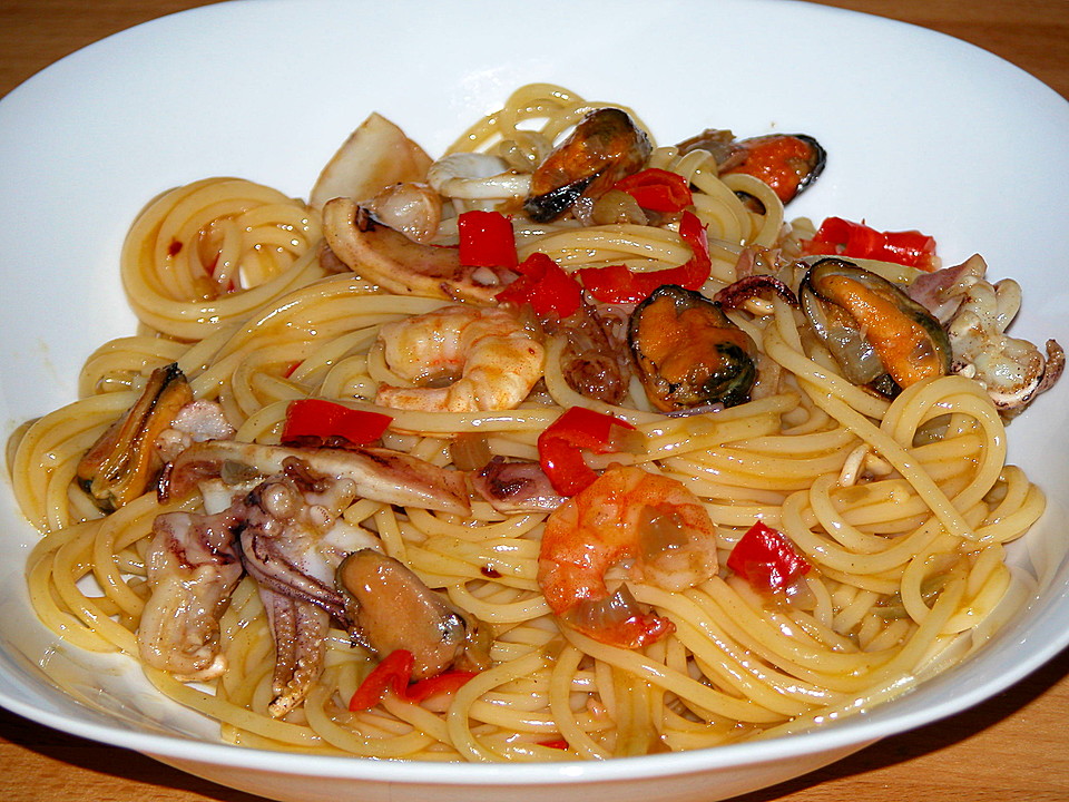 Spaghetti alla Carbonara di Mare von nogikon Chefkoch