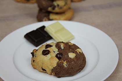 Double Chocolate Chip Cookies (Bild)