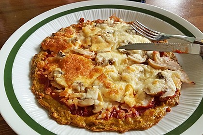Low-Carb-Protein-Pizza (Bild)