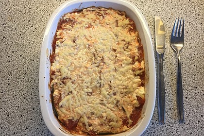 Zucchini-Ricotta-Lasagne (Bild)
