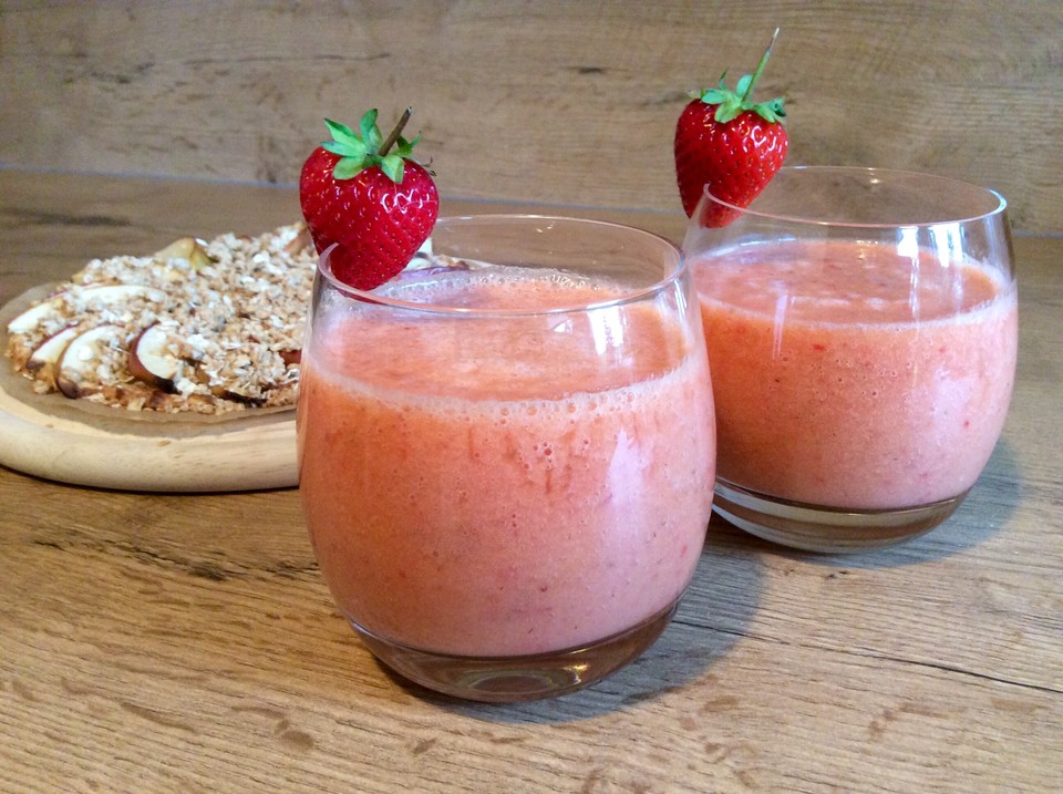 Erdbeer-Bananen-Smoothie von Der_BioKoch | Chefkoch