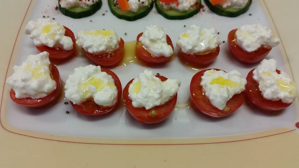 Tomaten mit Hüttenkäse von J_Honeybee | Chefkoch
