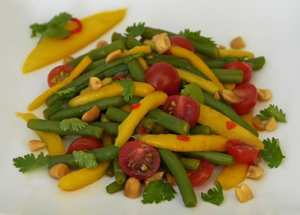 Grüner Bohnen-Salat mit Mango und Tomaten von ars_vivendi | Chefkoch